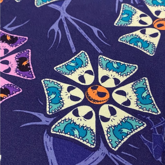 The Nightmare Before Christmas Leggings Lularoe Tall And Curvy Jack Skellington - Picture 7 of 10